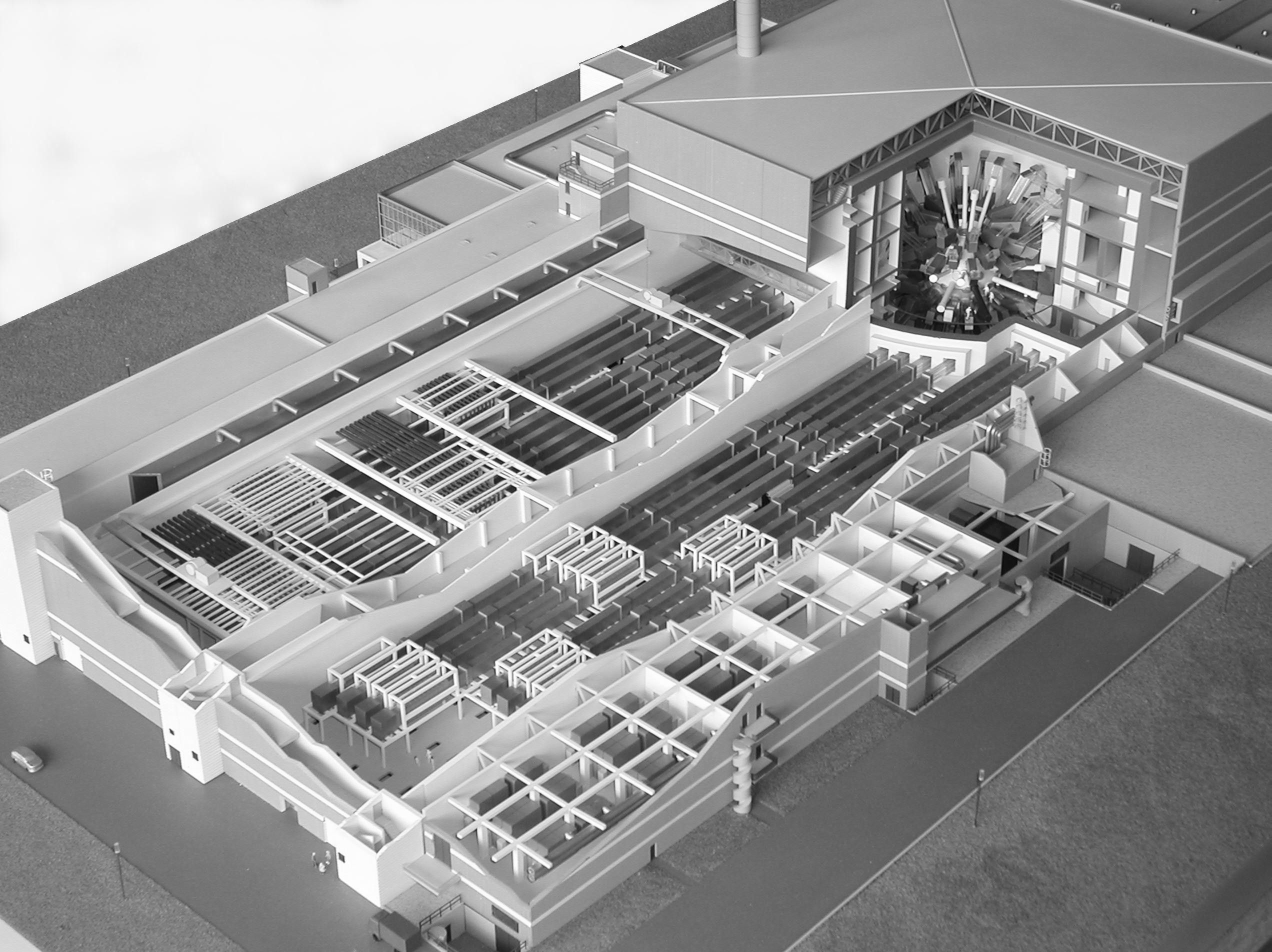 Maquette du Laser Mégajoule